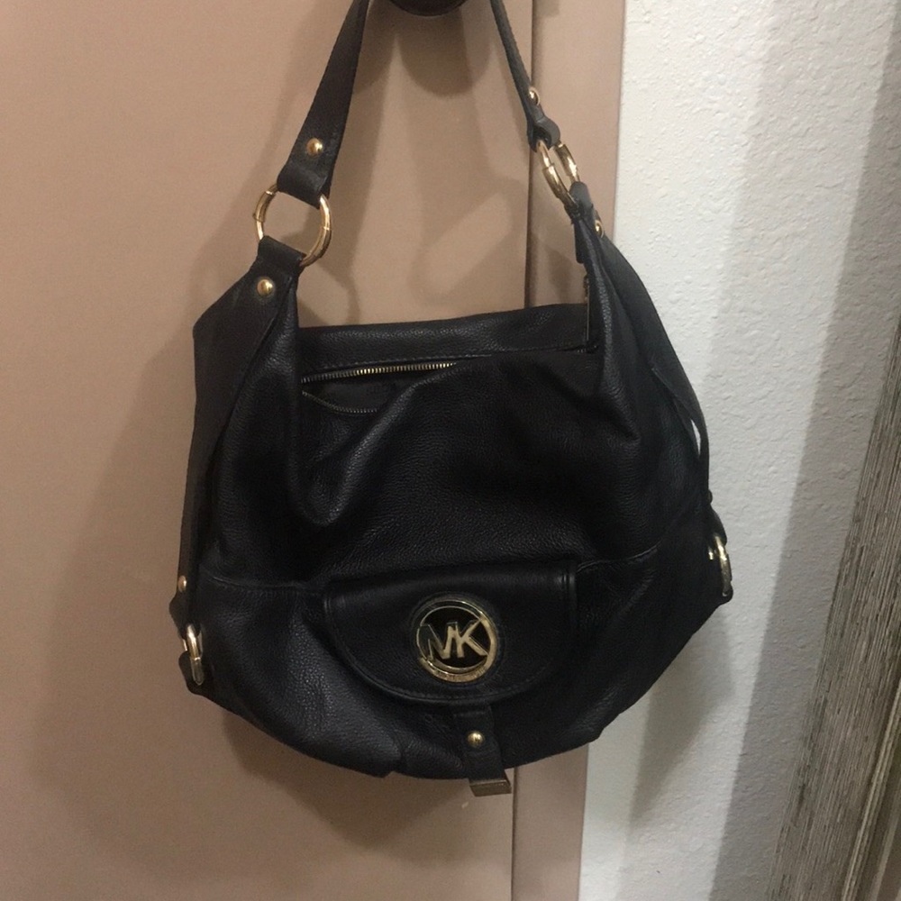 Michael Kors Black leather Satchel